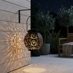 Solar-Gartenlampe mit Ornament-Design – Warmweißes LED-Licht -    Zorenza