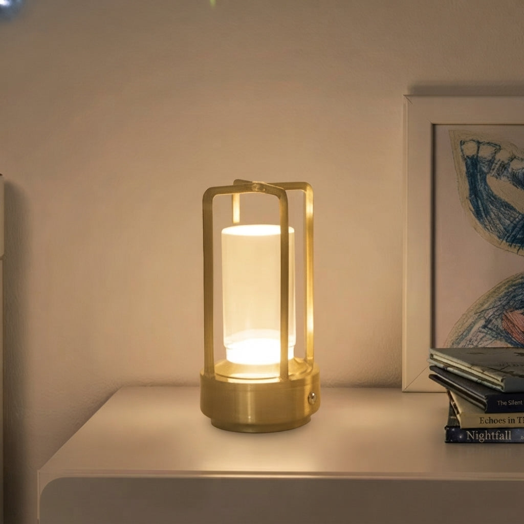 Tischlampe kabellos mit Touch-Dimmer und LED -    Zorenza
