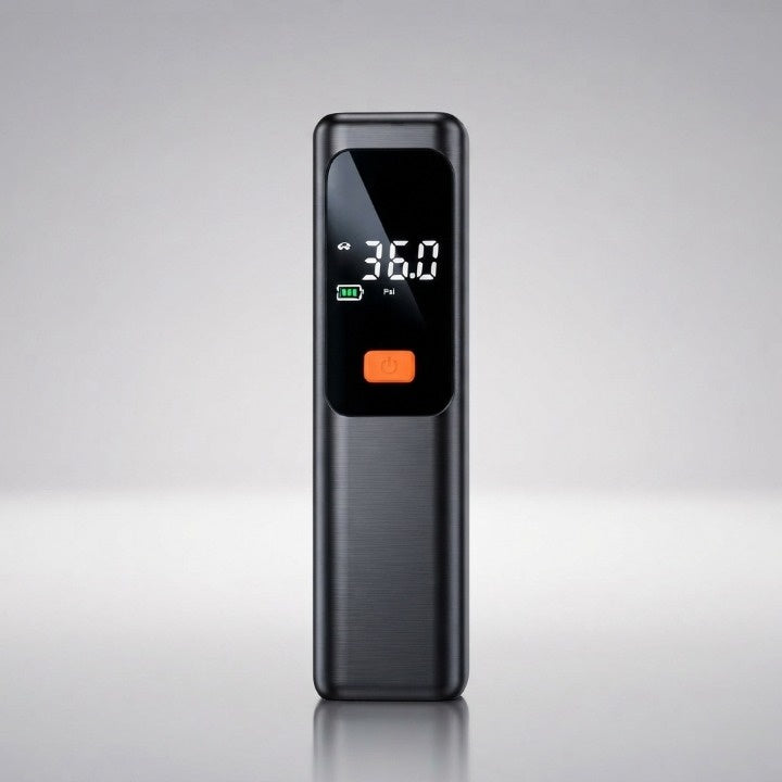 Akku-Kompressor mit LCD-Display für Auto, Fahrrad und Motorrad -    Zorenza