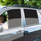 Magnetischer Auto Sonnenschutz 4er-Set — 99% UV-Schutz, Seitenfenster, 3 Farben -    Zorenza