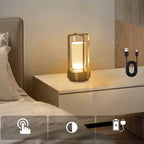 Tischlampe kabellos mit Touch-Dimmer und LED -    Zorenza
