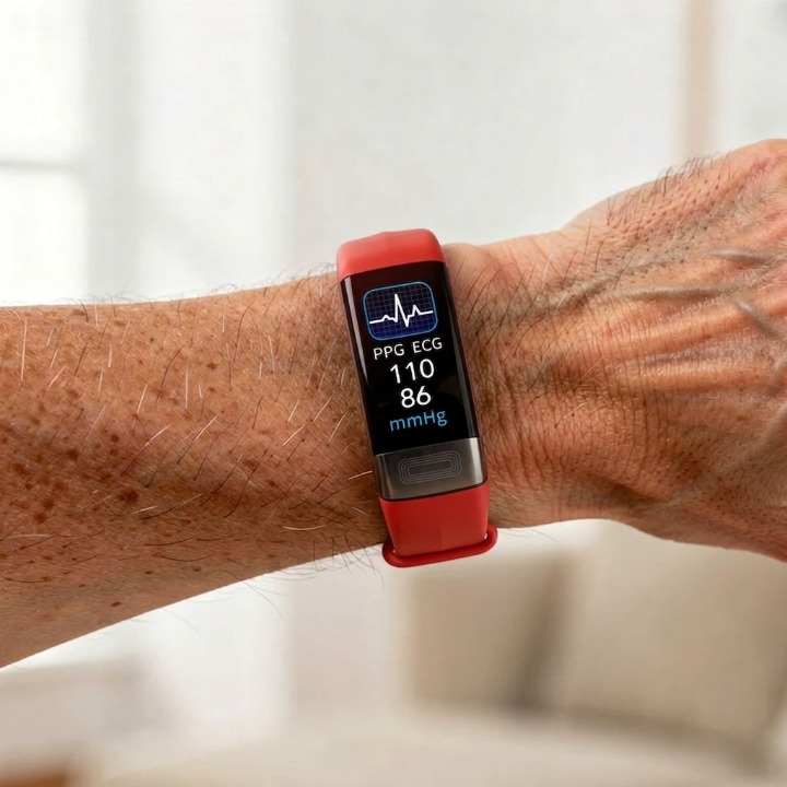 Fitness-Smartwatch mit Farbdisplay – USB-Ladung & 10 Tage Akku -    Zorenza