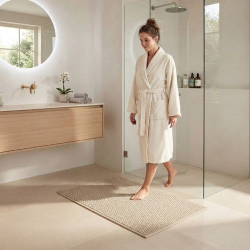 Absorbierende Türmatte mit geometrischem Muster -    Zorenza
