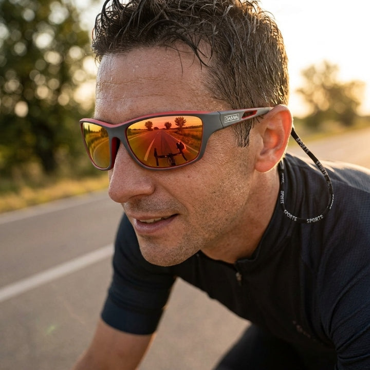 Polarisierte Sportsonnenbrille UV400 – 2er-Set für Laufen, Radfahren & Wandern -    Zorenza