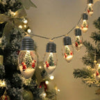 LED-Lichterkette Weihnachtsfiguren – Glühbirnen-Design -    Zorenza