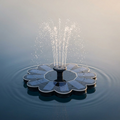 Kabellose Solar-Wasserfontäne – 5 Düsen, schwimmend, bis 95 cm Höhe -    Zorenza