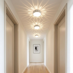 LED-Deckenleuchte Ø 28 cm — Warm- & Kaltweiß, Sternenmuster für Flur & Eingang -    Zorenza