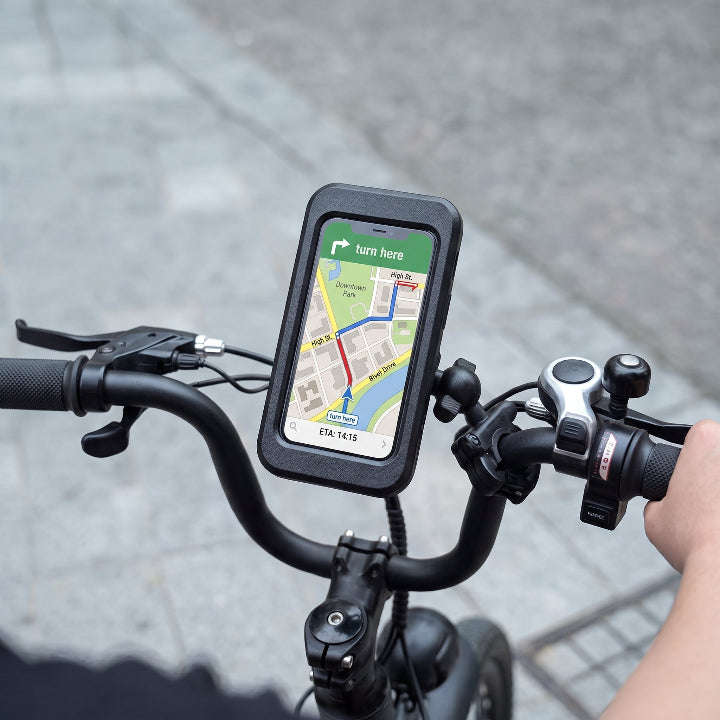 Fahrrad-Handyhalter wasserdicht mit kabelloser Ladefunktion -    Zorenza