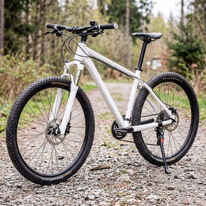 Fahrradständer höhenverstellbar, 32,7–37,8 cm, Kunststoff-Aluminium-Kombination -    Zorenza