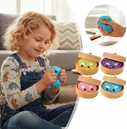 Anti-Stress-Ball Dumpling mit Glitzer — Ultraweich, Kawaii Design, 4 Farben -    Zorenza
