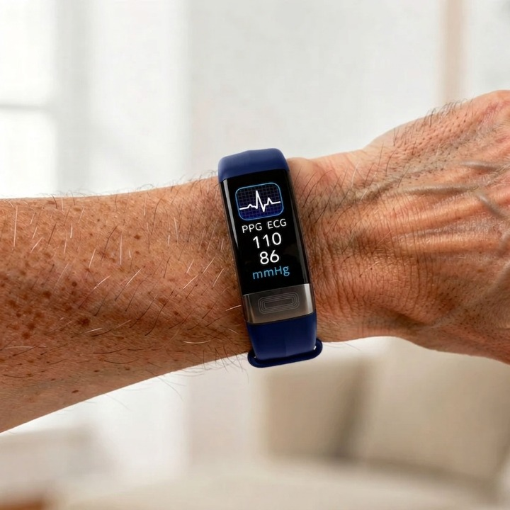 Fitness-Smartwatch mit Farbdisplay – USB-Ladung & 10 Tage Akku -    Zorenza