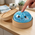 Anti-Stress-Ball Dumpling mit Glitzer — Ultraweich, Kawaii Design, 4 Farben -    Zorenza