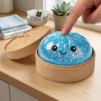Anti-Stress-Ball Dumpling mit Glitzer — Ultraweich, Kawaii Design, 4 Farben -    Zorenza