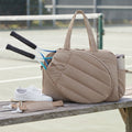 Tennistasche 42 L mit Schlägerfach und Schuhfach, wasserabweisend, gesteppt -    Zorenza