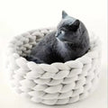 Gestrickter Tierkorb – gemütliches Nest für Katzen & Hunde Zorenza