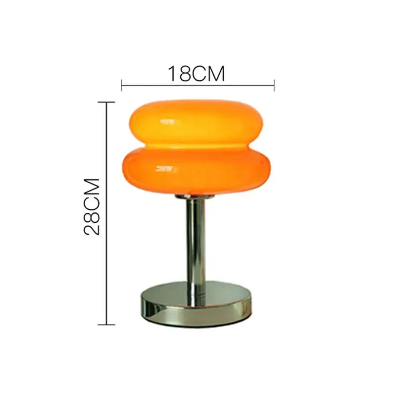 Glas-Tischlampe als Nachtlicht Zorenza