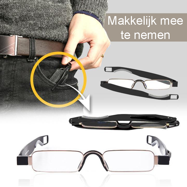 Faltbare Lesebrille mit verschiedenen Stärken -    Zorenza