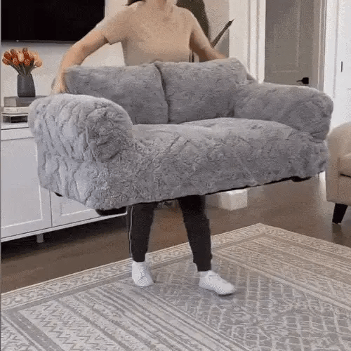 Plüsch Hundebett mit erhöhtem Rand – Beruhigendes Kuschelsofa -    Zorenza