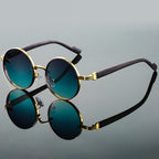 Retro Sonnenbrille mit rundem Gestell -    Zorenza