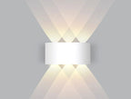 Innen-LED-Wandleuchte mit Auf-Ab-Licht – Warmweiß Zorenza