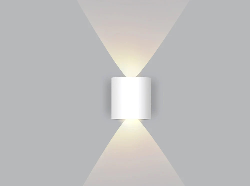 Innen-LED-Wandleuchte mit Auf-Ab-Licht – Warmweiß Zorenza
