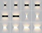 Innen-LED-Wandleuchte mit Auf-Ab-Licht – Warmweiß Zorenza