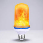 Wandleuchte Laterne Antik-Gold mit Flammeneffekt-LED -    Zorenza