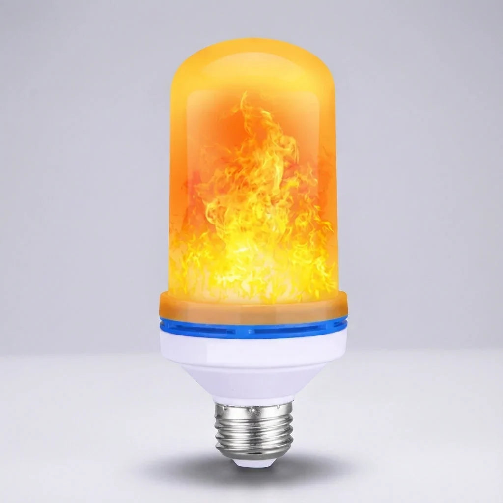 Wandleuchte Laterne Antik-Gold mit Flammeneffekt-LED -    Zorenza