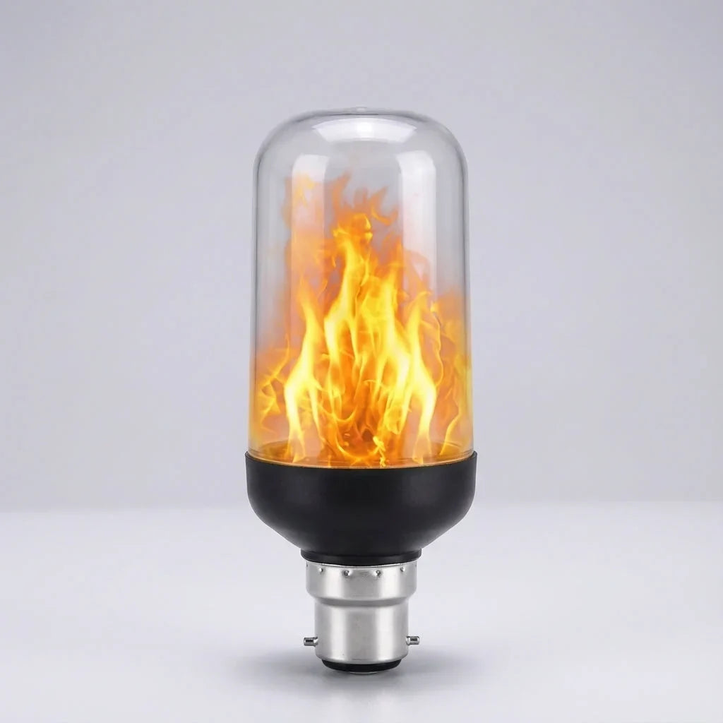 Wandleuchte Laterne Antik-Gold mit Flammeneffekt-LED -    Zorenza