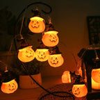 Halloween Lichterkette Kürbis-Design – Batterie oder USB -    Zorenza