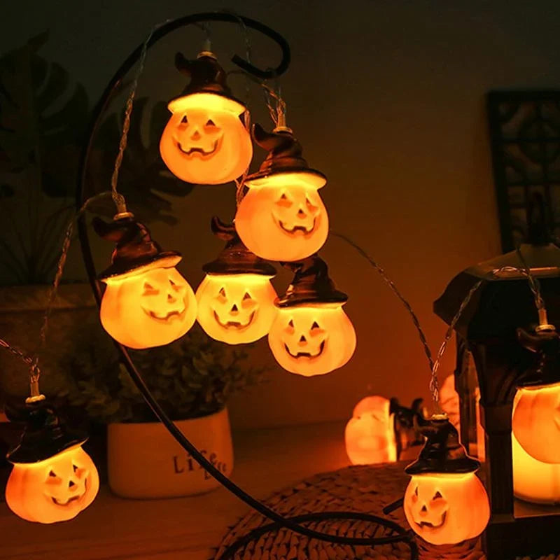 Halloween Lichterkette Kürbis-Design – Batterie oder USB -    Zorenza