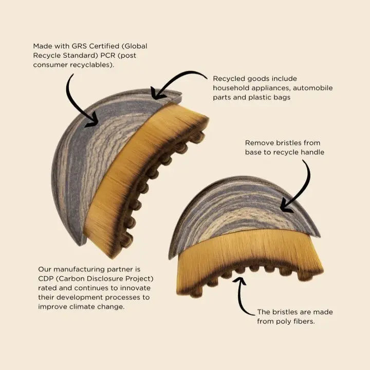 Hautpflegbürste | Sanft, Holzgriff & Naturborsten Zorenza