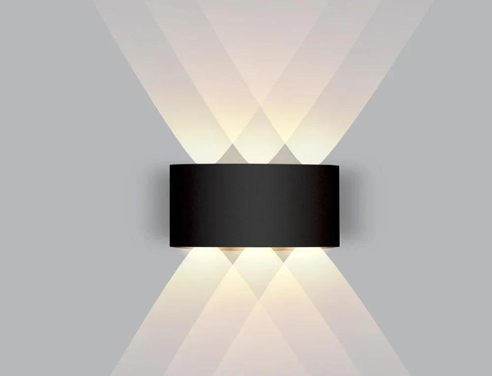 Innen-LED-Wandleuchte mit Auf-Ab-Licht – Warmweiß Zorenza
