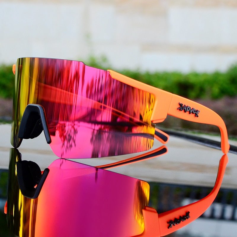 Sportsonnenbrille verspiegelt für Radfahren und Outdoor -    Zorenza