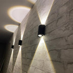 Innen-LED-Wandleuchte mit Auf-Ab-Licht – Warmweiß Zorenza