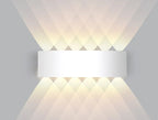 Innen-LED-Wandleuchte mit Auf-Ab-Licht – Warmweiß Zorenza