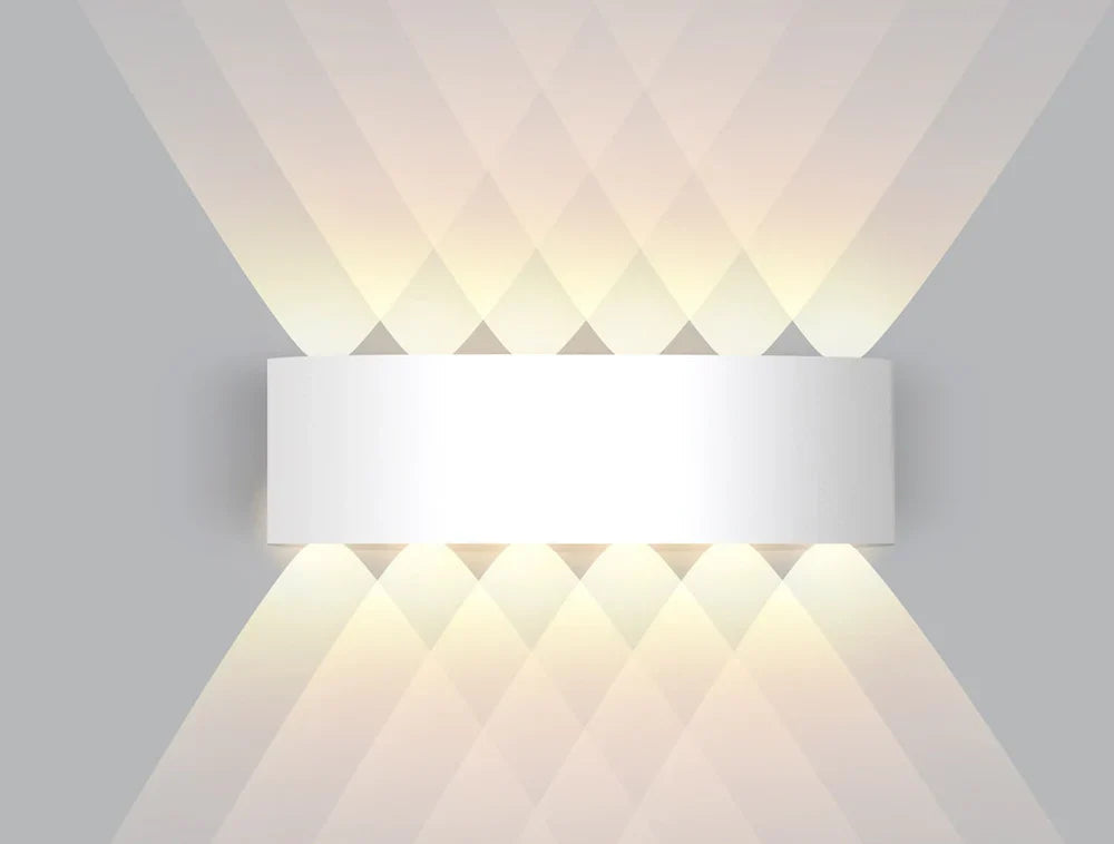 Innen-LED-Wandleuchte mit Auf-Ab-Licht – Warmweiß Zorenza