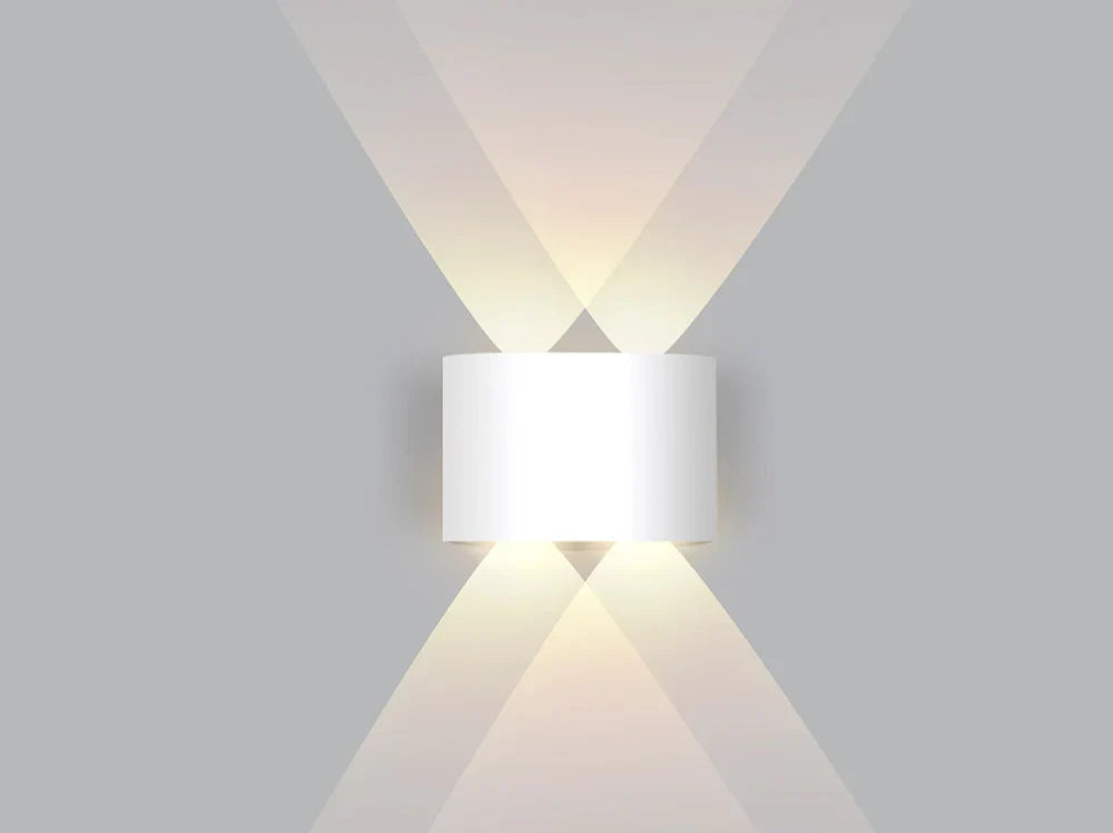 Innen-LED-Wandleuchte mit Auf-Ab-Licht – Warmweiß Zorenza