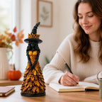 Hexenfigur Resin mit gotischem Design – 25 cm -    Zorenza