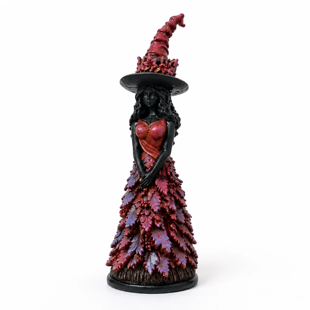 Hexenfigur Resin mit gotischem Design – 25 cm -    Zorenza
