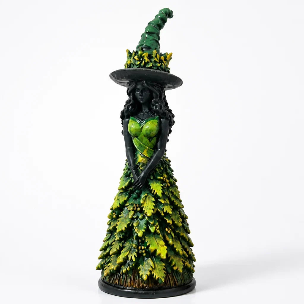 Hexenfigur Resin mit gotischem Design – 25 cm -    Zorenza