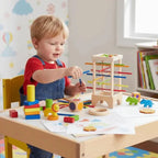 Holz-Kugelturm-Spiel – Konzentration & Feinmotorik Zorenza