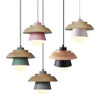 Holz-Pendelleuchte im nordischen Design Zorenza