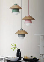 Holz-Pendelleuchte im nordischen Design Zorenza