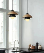 Holz-Pendelleuchte im nordischen Design Zorenza