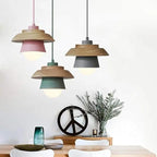 Holz-Pendelleuchte im nordischen Design Zorenza
