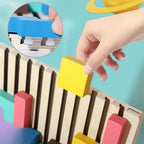 Holz-Tetris-Puzzle – Buntes Bauspiel ab 5 Jahren Zorenza