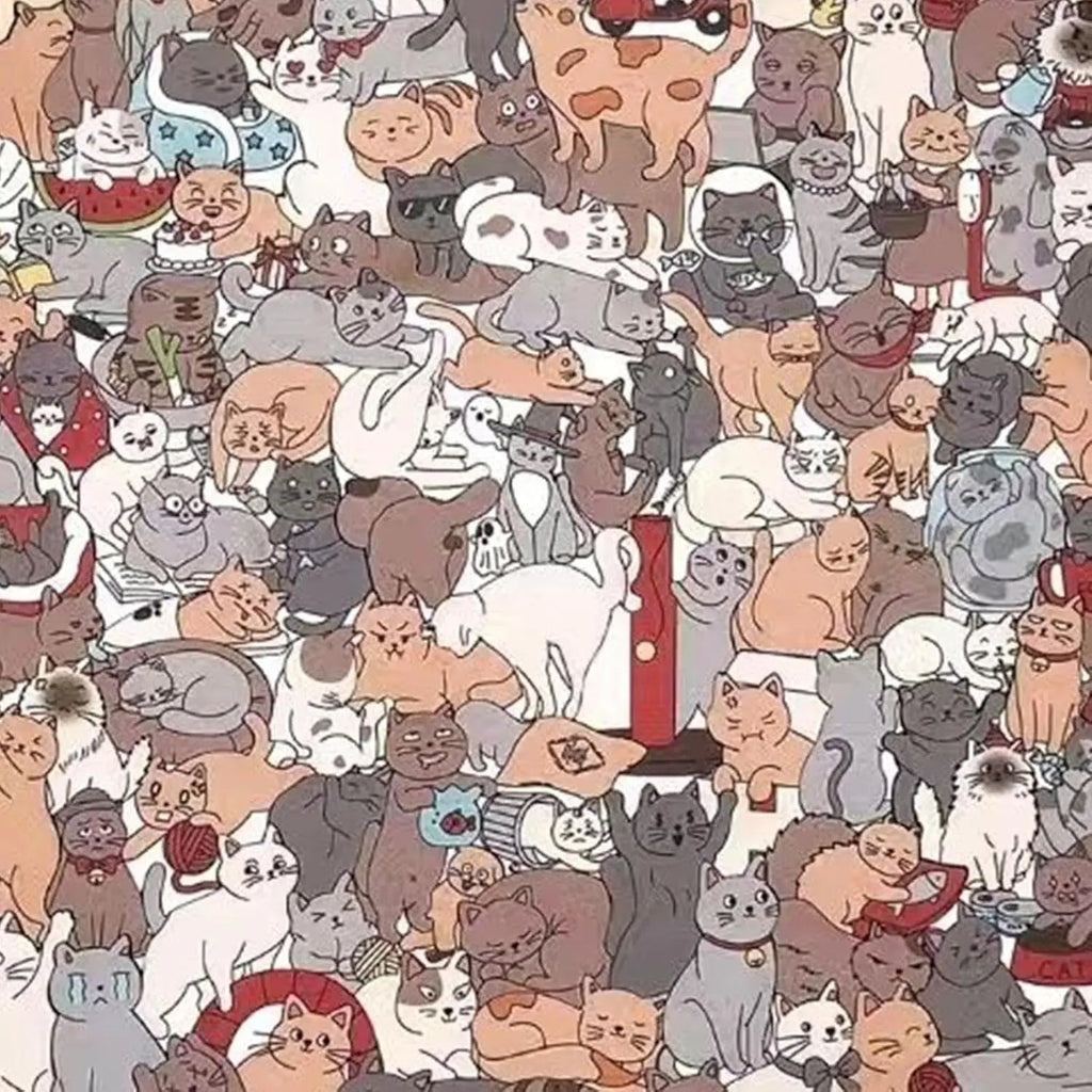 Holzpuzzle Katze | 135 Teile voller Kunst, Präzision & Entspannung Mivoza Deutschland