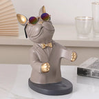 Hunde-Figur Weinglashalter – Dekoratives Tischaccesoire Zorenza