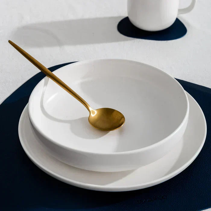 Besteckset Edelstahl 18/10 mit Titan-Finish – Minimalistisches Design -    Zorenza